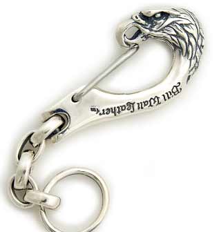 Eagle Clip Key Chain w/Chain Link Eagle Clip Key Chain w/Chain Link